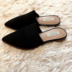 Steven New York Valdez Knit Mule, Black Size 6